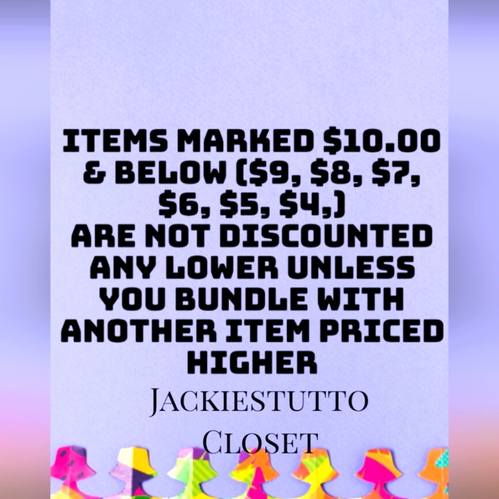 🛑ITEMS $10. & UNDER-READ DESCRIPTION FOR  JACKIESTUTTO HELPING FOSTER KIDS